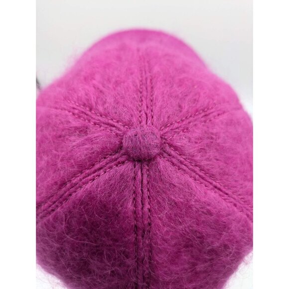 Gucci Mohair GG Lauren Baseball Hat M Fuxia 729349 main image 7